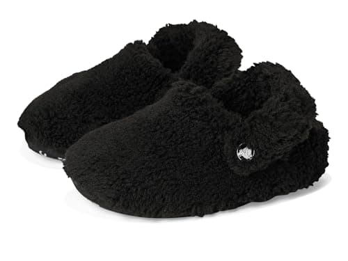 Image of Crocs Unisex Kids Slipper,Classic Cozzzy Slipper, Black,6 UK Child