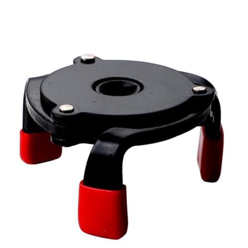 Image of Universal Adjustable 3 Jaw Oil Filter Wrench Remover Tool Removing Oil filters Range 2.4 inch from 3.8 inch in Diameter.
