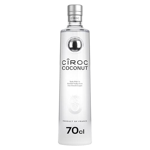 Image of Cîroc Coconut Vodka | 37.5% vol | 70cl | Ultra-Premium Flavoured Vodka | Notes of Creamy Coconut | Delicious & Elegantly Smooth | Packaging May Vary