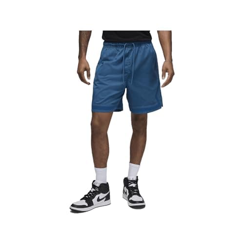 Image of Jordan Essentials Men's Diamond Shorts (Industrial Blue, FN6515-457), Industrial Blue, Large