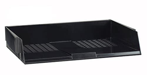 Image of Avery W44BLK Original Wide Entry Letter Tray, 367 x 63 x 254 mm - Black