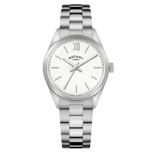Image of Rotary Ladies Heritage White Dial Stainless Steel Bracelet Watch