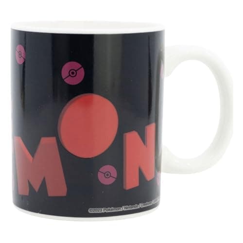 Image of Stor Pokemon Heat Change Mug - Ceramic - Pikatchu - Eevee - Tiplouf - Tortank