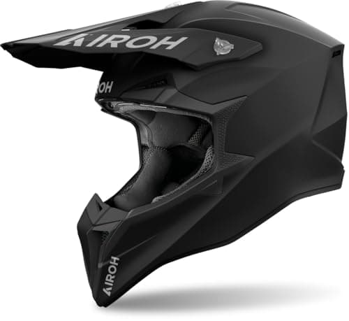 Image of AIROH motocross helmet Wraaap black WRA11 size M