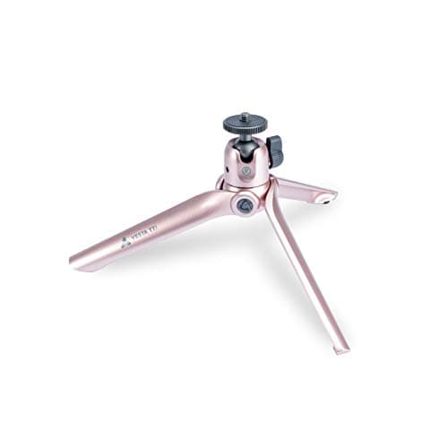 Image of VANGUARD Vesta Mini Aluminium Tabletop Tripod with Smartphone Holder - Rose Gold