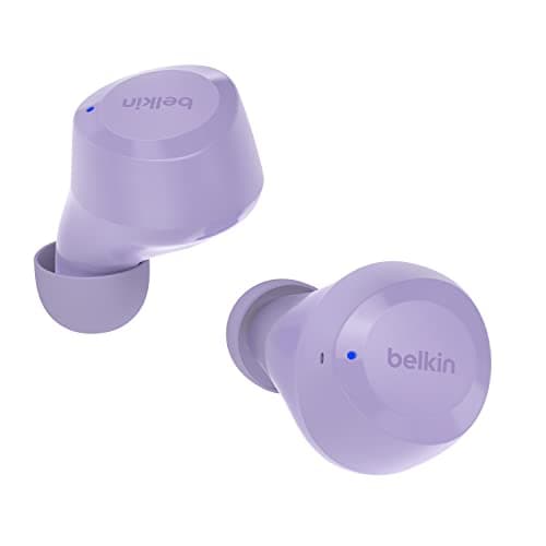 Image of Belkin SoundForm Bolt True Wireless Earbuds, Wireless earphones with up to 28H of battery life and Mono Mode, IPX4 sweat and water resistance, Bluetooth headphones with mic for iPhone, Galaxy and more
