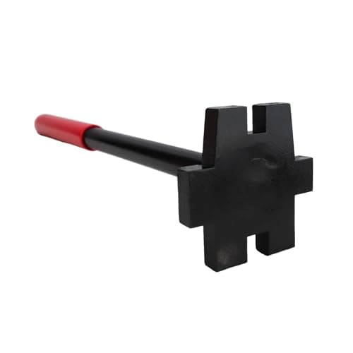 Image of DNA PACKAGING LTD Drum Spanner Oil Barrel Universal Oil Drum Opening Wrench (Drum Spanner Black)
