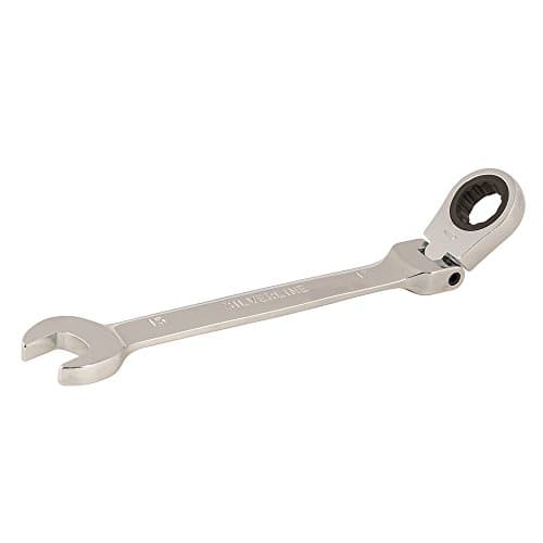 Image of Silverline 793805 Flexible Head Ratchet Spanner 15 mm