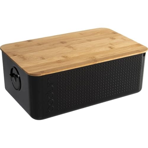Image of BODUM 11555-01 BISTRO Bread box, Black, L