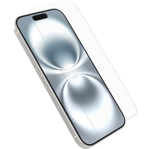 Image of OtterBox Glass Screen Protector for iPhone 16, Tempered Glass, Scratch Protection, Drop Defense for Shatter Protection, Non-Retail Packaging