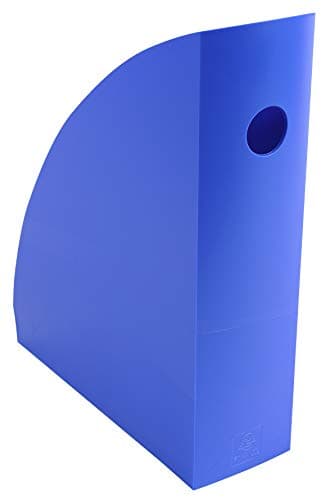 Image of Exacompta - Ref 18279D - Magazine File MAG-CUBE - 266 x 82 x 305mm, Finger Hole on Spine, Suitable for A4+ Documents, Large Storage Capacity - Iderama Ice Blue