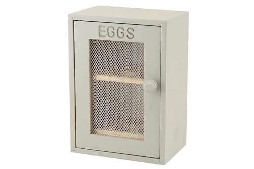 Image of apollo THE HOUSEWARES BRAND 4936 Egg cabinet GREY, Wood, 12 x 18 x 25 cm