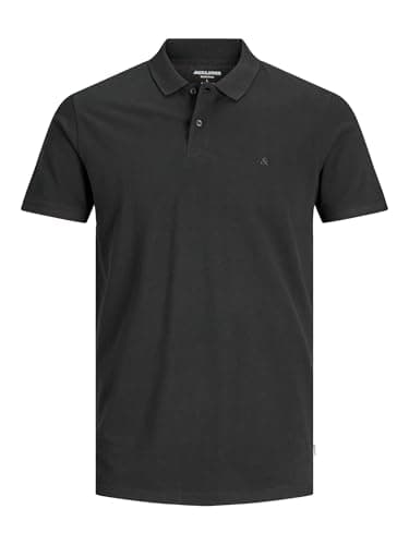 Image of JACK & JONES Men's Jjebasic Noos Polo Shirt (Black Slim Fit) - S