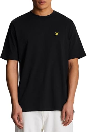Image of Lyle & Scott SS T-Shirts Oversized T-Shirt Z865 Jet Black, XL