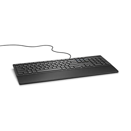 Image of DELL USB Keyboard KB216 BLACK SLIM Swiss Layout, Dell P/N : 5XJGF