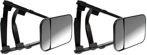 Image of Maypole Large Convex Dual Glass Caravan Extension Towing Mirror Universal Fit (Pack of 2)
