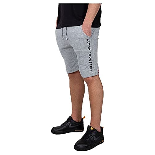 Image of Alpha Industries AI SweatShorts for Men Shorts, Grey Heather, L