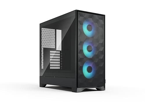 Image of Fractal Design Pop 2 Air Black RGB - Tempered Glass - Performance Airflow PC Gaming Case - Mesh Front Panel - Three 120 mm RGB Fans Included - Spacious Interior - ATX/mATX/ITX Motherboard Support