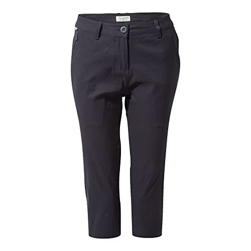 Image of Craghoppers Womens/Ladies Kiwi Pro II Cropped Trousers (10 UK) (Dark Navy)