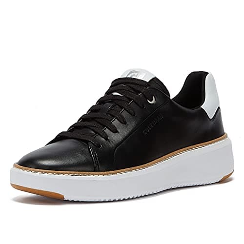 Image of Cole Haan Mens Grandpro Top Spin Court Trainers Black 9 UK