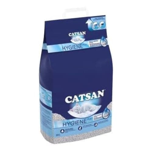 Image of Catsan Hygiene Non-Clumping Cat Litter, 3 Packs (3 x 20L)