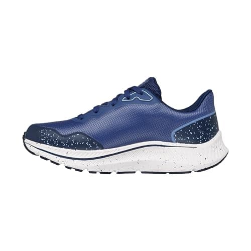 Image of Skechers Women's Go Run Consistent 2.0 Piedmont Sneaker, Blue Textile/Navy Trim, 5 UK