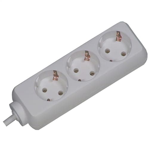 Image of Bachmann SELLY 3xCEE7/3, wt, power 3m CEE7/7 3x Schuko H05VV-F 3G, W125898533 (CEE7/7 3x Schuko H05VV-F 3G 1.50mmý 16A/3680W 3m, 3 m, 3 AC outlet(s), Plastic, White, 3680 W, 16 A)