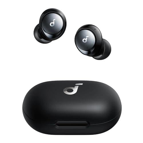 Image of soundcore by Anker Space A40 Adaptive Active Noise Cancelling Wireless Earbuds, Reduce Noise By Up to 98%, Ultra Long 50H Playtime, 10H Single Playtime, Hi-Res Sound, Comfortable Fit, Wireless Charge
