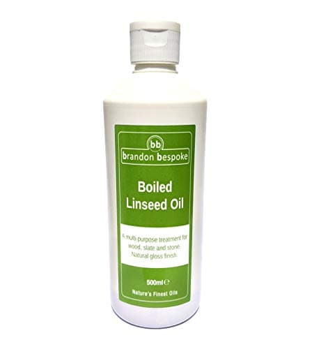 Image of Boiled Linseed Oil 500ml | Natural Gloss Finish | Ideal for Wood, Slate and Stone | Brandon Bespoke