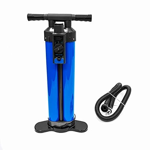Image of AQUATEC Dual & Triple-Action Paddle Board Pump - Airflow on Upstroke & Downstroke | SUP & Inflatable Boat Pump With Pressure Gauge