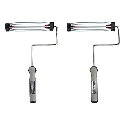 Image of ProDec Advance 9 inch x 1.75" Titan No Break Ultra Tough Trade Professional Paint Roller Frame with Soft Grip Handle, Reinforced for Heavy Duty Performance, 9" x 1.75" cage (Pack of 2)