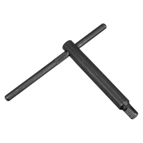 Image of Lathe Chuck Wrench, 14mm Square Head Key Spanner Tool, T Shape Wrench Hand-Held Rod for CNC Router Engraving Milling Machine L200x250mm