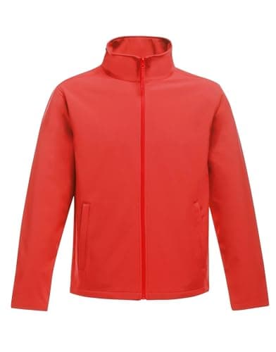Image of PROSTYLE SPORTS Softshell Jacket outdoor jacket, office work Gift casual jacket unisex (UK, Alpha, L, Regular, Regular, Red)