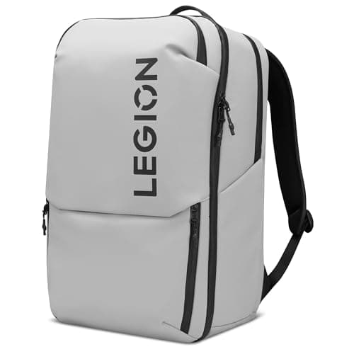 Image of Lenovo - Legion Gaming Backpack 17" GB800 (Water Resistant, Capacity Up to 21 Litres, 180° Opening, Pockets for Computer, Tablet, Water Bottles, Ergonomic Straps) - Light Grey