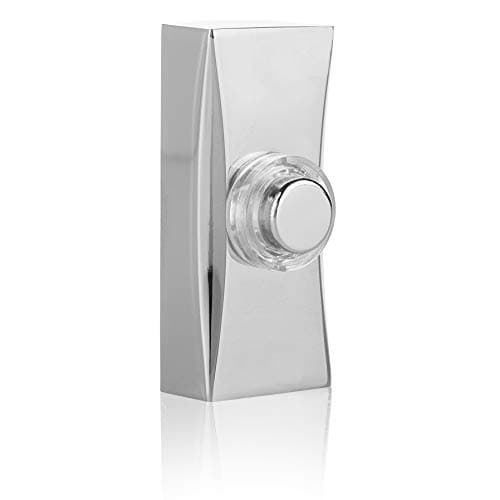 Image of Byron Wired Bell Push Surface Mounted - Chrome