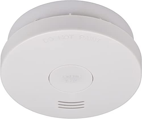 Image of Brennenstuhl Smoke Detector RM L 3100 with Integrated Battery (Smoke Alarm Tested and Certified According to VDS DIN EN 14604) White