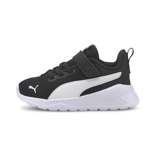 Image of Puma Unisex Kids Anzarun Lite Ac Inf Sneakers, Puma Black-Puma White, 8 UK