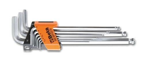 Image of Beta 961354 Model 96 LBP/SC9Set of9 Ball End Offset Hexagon Key, Extra-Long Model