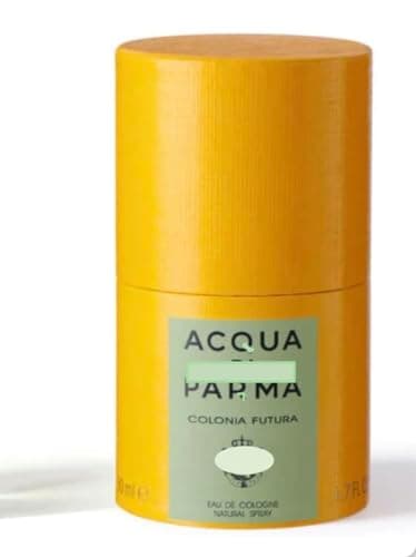 Image of Acqua cologne Colonia Futura Eau de cologne 50 ml Natural di Spray parma. Bergamot, Vetiver, Grapefruit, Lemon, Pink Pepper, Clary Sage, Lavander