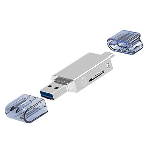Image of Cablecc USB-C Type C/USB 2.0 to NM Nano Memory Card & TF Micro SD Card Reader for Huawei Cell Phone & Laptop