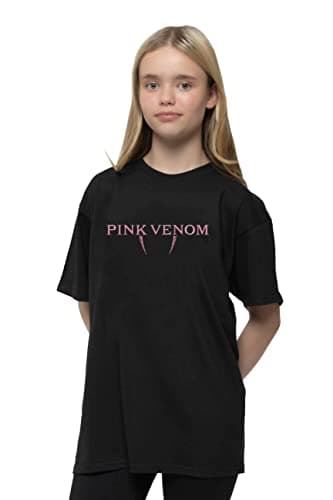 Image of BlackPink Venom Band Logo T Shirt Pink Official Unisex Black Size XXL