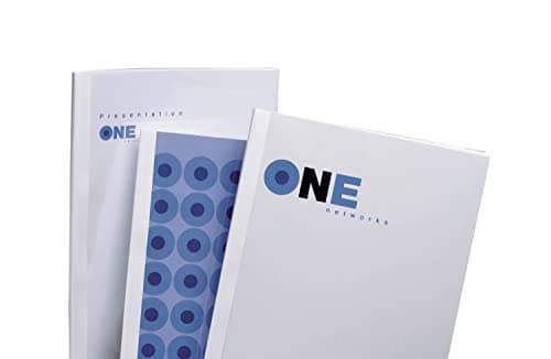 Image of GBC Standard Thermal Binding Covers, 6 mm, 50 Sheet Capacity, A4, White, Pack of 100, IB370045