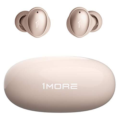 Image of 1MORE True Wireless Earphones, Bluetooth Earbuds In Ear with Lightweight Design, IPX5 Waterproof, 22H Playtime Wireless Headphone, Type C Quick Charge with Dual ENC Microphone, Colorbuds Gold