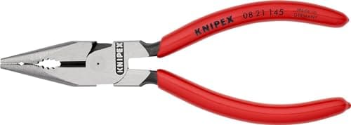 Image of KNIPEX Needle-Nose Combination Pliers Self-Service Card with Plastic Coating 145 mm, 08 21 145 SB