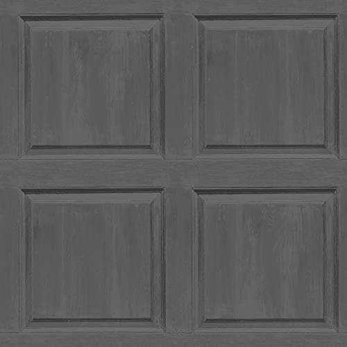 Image of Arthouse Charcoal Grey Washed Panel Wallpaper - Faux Paneling Effect - Visible Wood Grain Effect - Easy to Install - Paste The Paper - Feature Wall or Full Room Very On-Trend - 909600