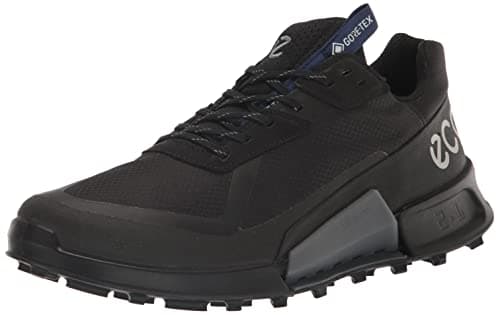 Image of ECCO Men's Biom 2.1 X CTRY M Low GTX Running Shoe, Black/Black, 8-8.5 UK