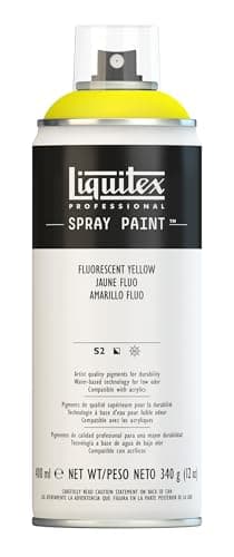 Image of LIQUITEX 4450981 Professional Spray Paint, Fluorescent Yellow, 400 ml (Pack of 1)