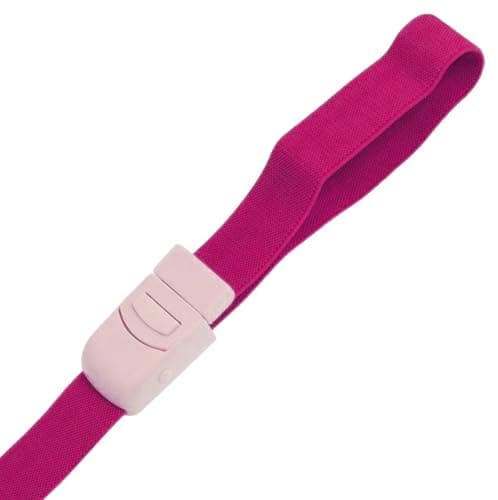 Image of Tourniquet with Buckle Quick and Slow Release Emergency Tourniquets Elastic Adjustable Home Outdoor, Medical, Nurses (1, Pink)
