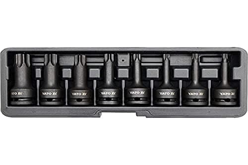 Image of Yato YT-1065 – Socket Impact BIT Set TORX 8pcs 1/2 "