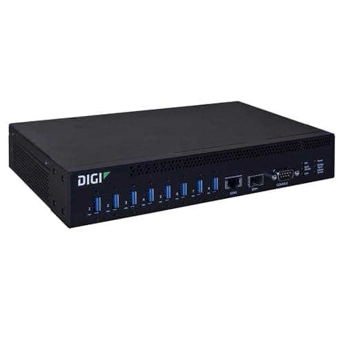 Image of Digi AW08-G300 interface hub USB 3.2 Gen 1 (3.1 Gen 1) Type-A 10000 Mbit/s Black